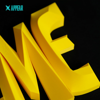 Letras 3D Personalizadas con Iluminación, Letras Acrílicas para Publicidad, Logotipo Comercial LED, Letras de Canal Retroiluminadas
