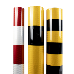 Ruban Réfléchissant Prisme Bicolore Jaune Noir de Qualité Ingénierie, Feuille Autocollante en PET Marque 3H - Product Image 2