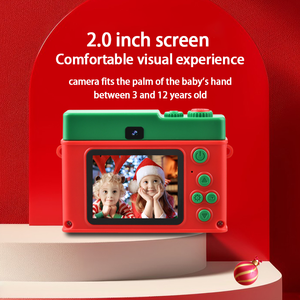 Yuniq Y3 trẻ em Máy ảnh 2 inch HD phim hoạt hình Màn hình MP3 MicroSD 100 góc rộng tốt nhất món quà giáng sinh <span class=keywords><strong>2025</strong></span> MOS cảm biến - Product Image 4