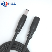 AOHUA 0,2 0,3 0, 5 1m Kabel 12V 24V LED-Streifen licht Stecker Buchse 2,1mm 2,5mm DC-Stecker