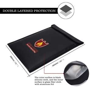 CUSTOM Fire Resistant Non-Itchy <b>Document</b> <b>Bag</b> Fireproof Product Pattern Folder for Secure School Storage Use - Product Image 3