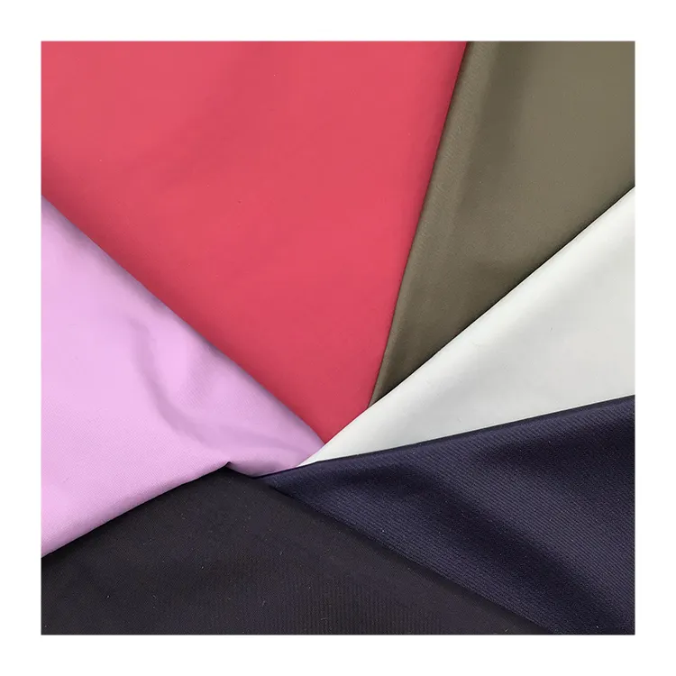 350T 40D BR 100% nylon tessuto di rivestimento impermeabile a prova di colore personalizzato per giacca cappotto