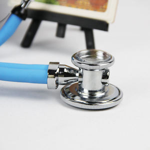 Stetoskop Produsen Klasik Dua Kepala untuk Dokter, Perawat, dan Perlengkapan Pertolongan Pertama di Rumah, Stetoskop Baja Anti Karat Hitam - Product Image 3