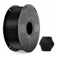 Filament PLA Pro 1,75 mm pré-séché résistant à l'humidité pour imprimantes 3D, bobine de 1 kg compatible avec la plupart des imprimantes FDM (noir) Chine