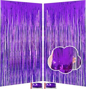 Cortinas de Flecos Metálicos Verdes para Decoración de Fiestas Temáticas de <span class=keywords><strong>Jungla</strong></span>, Telón de Fondo para Cabina de Fotos, Decoraciones de Cumpleaños - Product Image 3