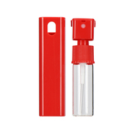 Vente flash - Flacons de parfum en plastique colorés de 10 ml, mini flacon pulvérisateur carré pour emballage cosmétique