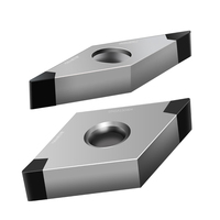 Inserto de Torneado Palton PCD/CBN DNGA1504 para Centros de Mecanizado CNC, Dureza HRC65-90, Herramientas de Corte de Carburo de Calidad Estable