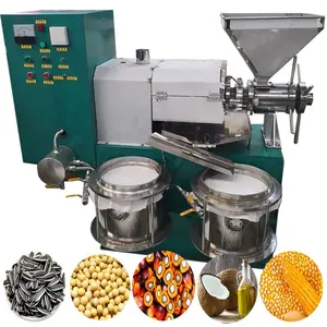 Automatic cooking cold screw palm fruit sunflower plant oil pressers cold press oil making machine price