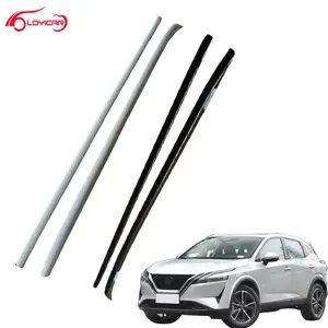 Factory Sale Aluminum Alloy Silver Black Sticking Type Top Roof Rail Side Luggage Bar Roof Rack For Nissan Qashqai 2023 2024