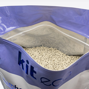 Litière pour chat biodégradable entièrement naturelle, écologique et jetable dans les toilettes, avec une puissance de compactation maximale, 99 % sans poussière, confort optimal, contrôle supplémentaire des odeurs - Product Image 1