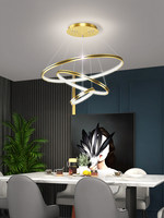 Lustre de salon nordique moderne et simple, éclairage d'ambiance luxueux, lampes créatives, idéal pour chambre, bar, salle à manger, style célébrité internet
