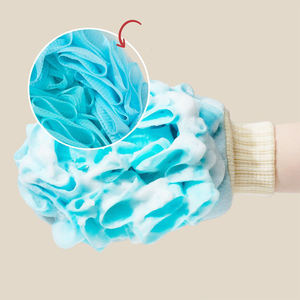 Bath Towel Bath Ball 2-In-1 Bath Rub Behind The Back Of Fine Sand Soft Bath Towel Household Does Not Hurt The Skin - Product Image 3