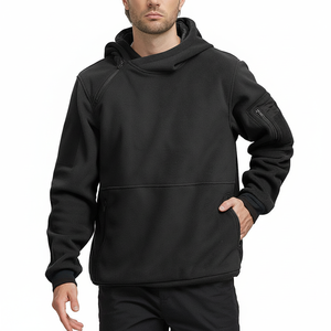 OEM Custom Made Men's Winter Sports Hoodie 380 Grams Cotton Polyester <b>Blend</b> Fleece Eco-Friendly Quick Dry Pullover Hoodie - Product Image 1
