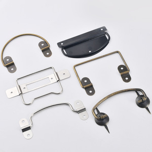 Furniture Handle And <b>Knob</b> Iron Plated Rectangle Chinese Style Cabinet Wooden Box Durable - Product Image 4