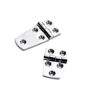 Bisagra de cubierta de barco de acero inoxidable, herraje marino asimétrico para reemplazo y reparación - Product Image 1