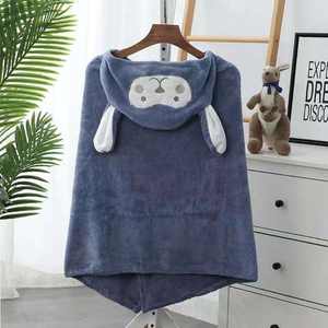 Albornoz Infantil con Capucha, Toalla Absorbente de Felpa de Coral, Diseño de Dibujos Animados, Reutilizable, con Logotipo Personalizable, Suave - Product Image 6