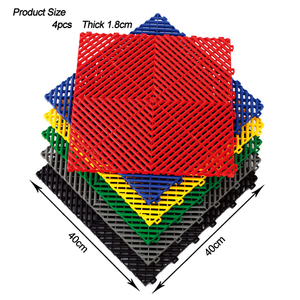Spot Goods Tapis en plastique industriel Carrelages de sol de <span class=keywords><strong>garage</strong></span> à emboîtement ventilé pour atelier de vente de voitures Shownroom - Product Image 3