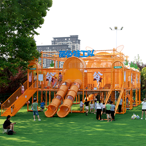 Structure de <span class=keywords><strong>jeu</strong></span> en plastique à deux étages, thème Forces Spéciales Lapin Mignon, avec couloirs labyrinthes et multiples fonctions de <span class=keywords><strong>jeu</strong></span> - Product Image 1