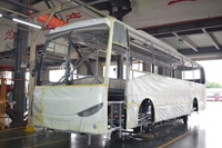 Bus touristique de luxe Sunlong 50 places Euro 3 LHD Diesel Manuel pour les voyages et le transport internationaux