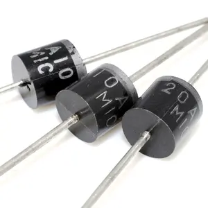 100 pièces 6A10 10A10 20A10 redresseur diode 6A 10A 20A 1000V anti-refoulement/refoulement circuit imprimé R-6