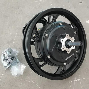 KIT pasang sepeda MOTOR BLDC 12 inci, + pengontrol + tampilan + Grup BRAKKE cakram + tuas rem + katup + perakitan lampu - Product Image 5