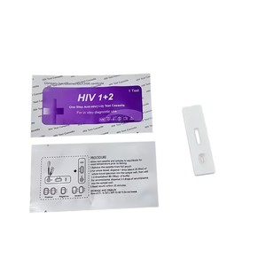 ชุดทดสอบเอชไอวี12 แบบตลับ ตรวจหาเอชไอวี1+2 ด้วยเลือดทั้งหลอด ได้รับการรับรองมาตรฐาน CE สำหรับการวินิจฉัย - Product Image 4