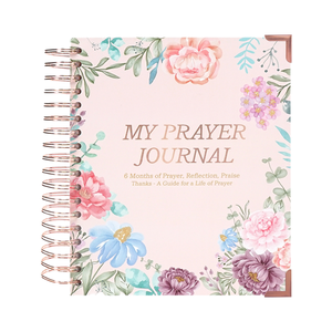 Diario <span class=keywords><strong>de</strong></span> Oración Cristiano Personalizado al por Mayor, Tapa Dura Espiralada A5 B5 para Mujeres - Product Image 1