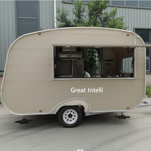 Top Fashion Bar food Truck Vintage Cart Street Food Trailer Remorquage complet Cuisine restaurant mobile sur roues bar à jus - Product Image 1