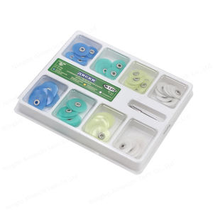 الأسنان التصالحية المواد أعلى BM لا 1.075 كيت 12 مللي متر و 14 مللي متر الروسية الأسنان تلميع أقراص 80 قطعة + مغزل - Product Image 6