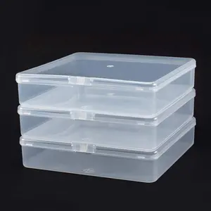 Clear Lidded Small Plastic Box For Trifles Parts Tools Storage Box Jewelry Display Box Screw Case Beads Container