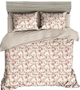 Bán Buôn Hiện Đại Microfibre Bộ Đồ Giường Đặt OEM Bốn Mảnh Hoa Hình Học In 200TC <span class=keywords><strong>Polyester</strong></span> Dệt 200TC Microfibre Tấm Thiết Lập - Product Image 3