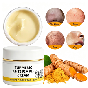 Creme Facial Personalizado com Logo de Cúrcuma e Vitamina C para Acne, Remoção de Manchas Escuras e Marcas de Acne, Suavização de Espinhas e Clareamento para Todos os Tipos de Pele - Product Image 4