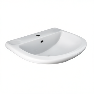 Lavabo Orient Ninfea de un solo orificio de 65 cm para montaje en pared - Product Image 3