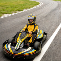 Go Kart Eléctrico con Control Remoto y Velocidad Ajustable, Velocidad Máxima de 60 km/h, Capacidad de Carga de 200 kg, para Adolescentes y Adultos