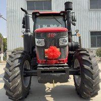 Traktor Roda Dongfanghong/YTO Pertanian Baru 2004 18 HP Efisiensi Tinggi dengan Mesin Rotary Tiller, Pompa Gigi, dan Penggarap Empat Roda