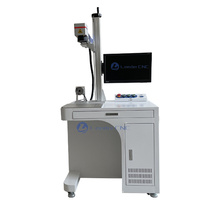 Machine de marquage laser à fibre de type table 110x110mm pour gravure sur métal et bois, 50W, fabriquée en Chine