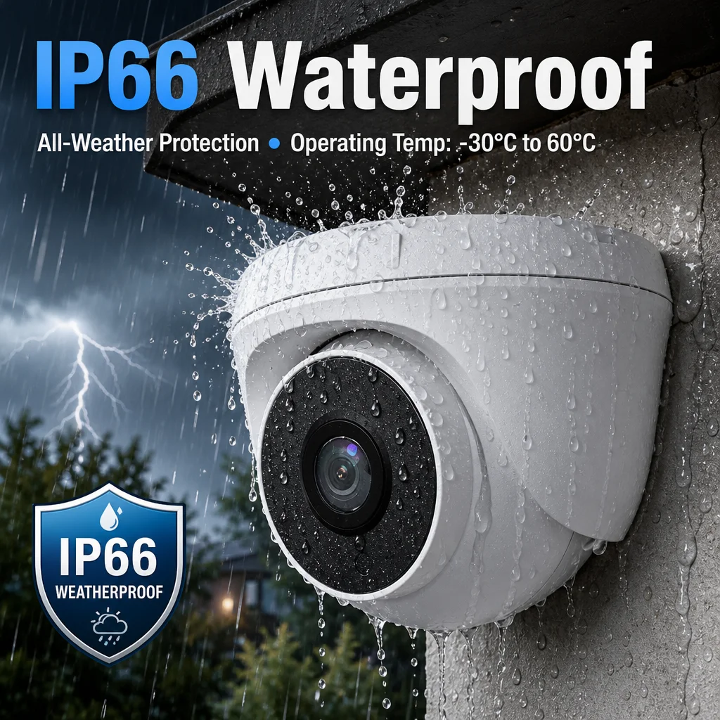 4MP 5MP 8MP PoE IP Dome Camera H.265 3K AI Human Vehicle Detection Outdoor Security Surveillance IP66 Waterproof · image 7