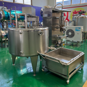 Réservoir de fermentation du fromage en acier inoxydable 304 à haute productivité, pompe, moteur 9KW, 380V, contrôle automatique, roulement, utilisation en usine laitière - Product Image 2