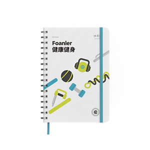 Carnet de fitness à spirale à feuilles mobiles imprimé, 6x9 pouces, planificateur hebdomadaire de gym, <span class=keywords><strong>agenda</strong></span> personnalisé avec couverture en papier réutilisable - Product Image 4