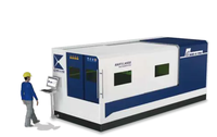 Precio de fábrica Han's Laser: Cubierta de pórtico 3015 para cortadora láser de fibra CNC, máquina de corte de metal por láser de fibra