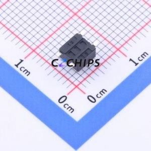 YTS-C015-1E Tactile Switch SMD-4P,4.5x4.5mm Switch Single Pole Single Throw Round Button 1.6N Vertical Mount - Product Image 2