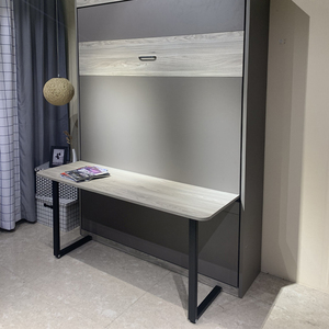 Cơ chế giường <span class=keywords><strong>Murphy</strong></span> tiết kiệm không gian, gấp dọc, giấu trong tường, có chân bàn - Product Image 2