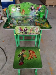 Mobilier de classe DC10, bureau d'étude pour étudiants, bureau d'école primaire réglable et ensemble de chaises table d'étude et chaise pour enfants - Product Image 5