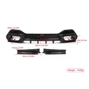 Diffusore Posteriore in Fibra di Carbonio Prepreg SOOQOO per <span class=keywords><strong>BMW</strong></span> <span class=keywords><strong>Serie</strong></span> <span class=keywords><strong>8</strong></span> <span class=keywords><strong>Gran</strong></span> Coupé G16 2020-IN - Product Image 6