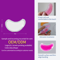 Masque oculaire en gel chaud/froid personnalisé avec logo, vente en gros, pour soulager la douleur, contrôler l'enflure, réduire les cernes et les poches sous les yeux