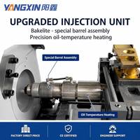 Machines de moulage par injection de plastique pour chaussures en EVA, électriques, hydrauliques, industrielles, à grande vitesse, de petite taille, 160 tonnes, Yangxin YX Servo