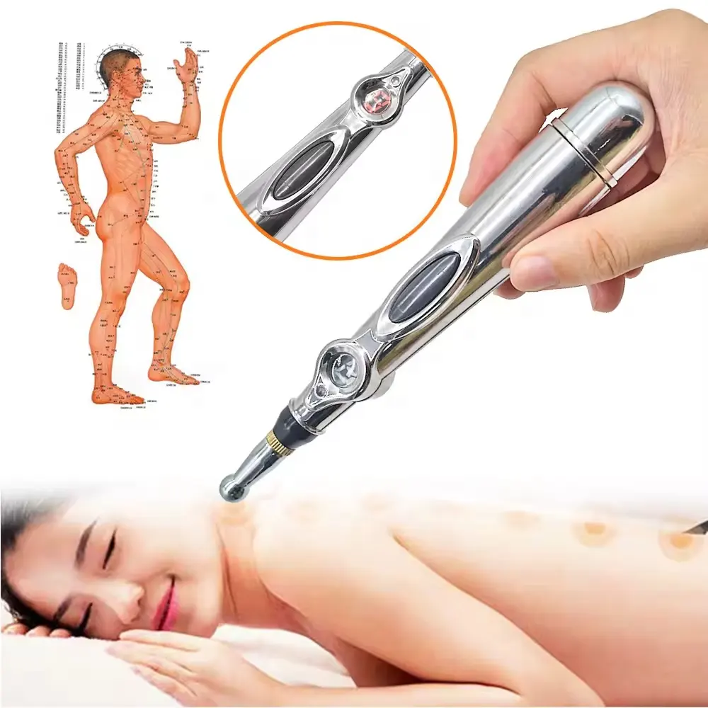9 Modi Instelbare Magische Full-Body Meridianen Massagemachine Elektronische Acupunctuur Meridiaan Energie Massage Pen