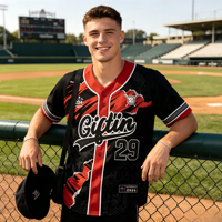 Venta al por mayor ODM: Camiseta de béisbol de poliéster de 220 g con sublimación completa, logotipo y número personalizados para uniformes de equipos de club, personalización a granel para el día del partido.
