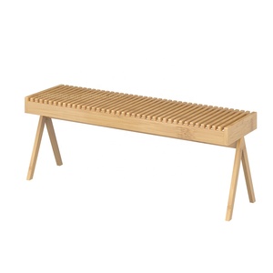 Lối vào hành lang băng ghế dự bị phòng khách trong nhà ngoài trời tre lối vào lưu trữ giày giá băng ghế dự bị với chỗ ngồi - Product Image 3