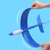 Jouets d'extérieur Jeux de sport 48CM Lancer à la main LED EPP Planeur volant Avion en mousse pour enfants et adultes